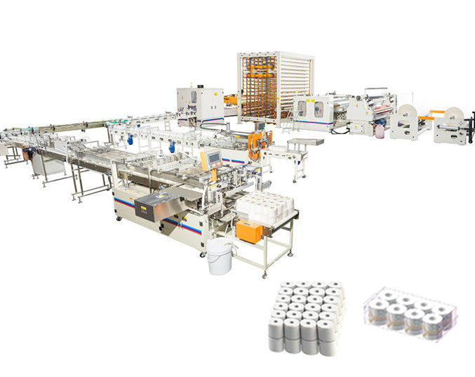 Full Automatic 5.5kw Plc Control Facial Tissue Paper Making Machine